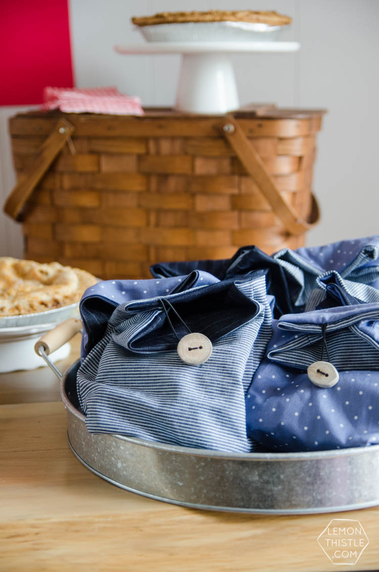 These goody bags are SO cute for a kids party. I love that the bag itself can be reused