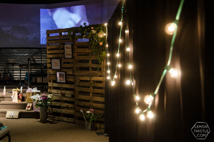 Still Beautiful Conference- love those marquis lights!