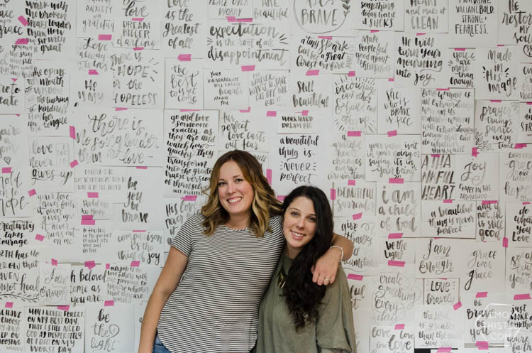 Still Beautiful Conference- love that lettered wall!!
