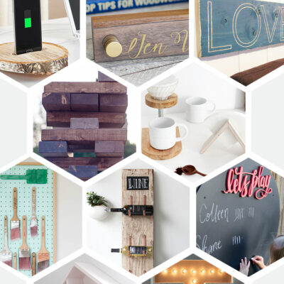 20 Rad DIY gifts worth pulling out the powertools for. I love these suggestions! Ideas for everyone on my holiday gift list.