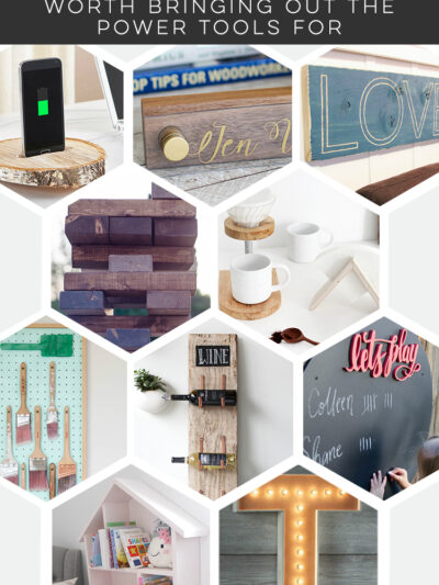 20 Rad DIY gifts worth pulling out the powertools for. I love these suggestions! Ideas for everyone on my holiday gift list.