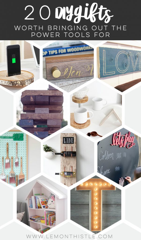 20 Rad DIY gifts worth bringing out the power tools for Lemon Thistle