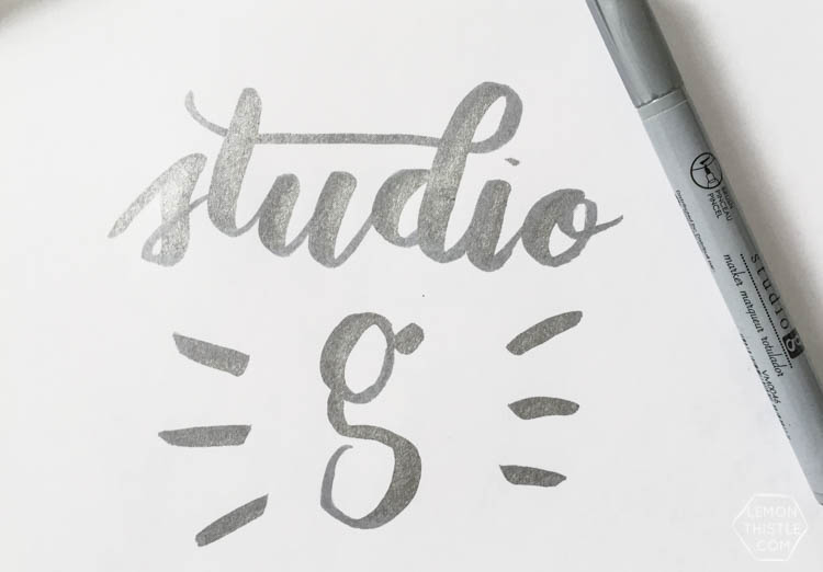 Love seeing what all the different brush markers look like! Brush Lettering info resource- Studio G Brush Pen