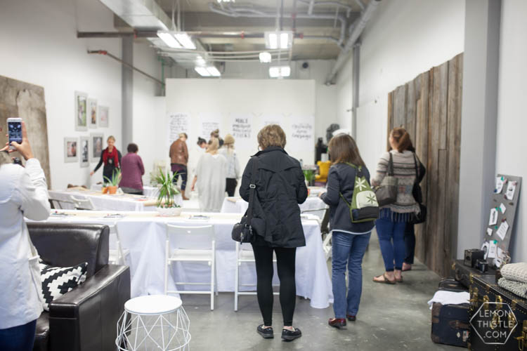 Such a cool Brush Lettering Workshop- Lemon Thistle with MakeShift Kamloops