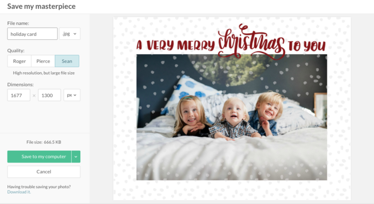 I LOVE these holiday cards! The handlettering and snow are the perfect Christmas card design- I can't believe they're a free download!