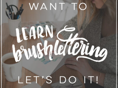 Learn Brush Lettering online- this looks like such a great course! And fun too. I have always wanted to learn how to hand letter