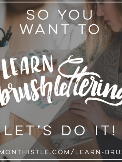 Learn Brush Lettering online- this looks like such a great course! And fun too. I have always wanted to learn how to hand letter