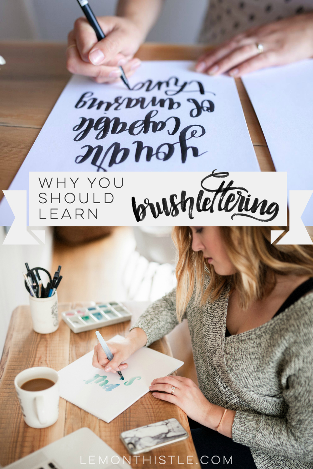 Why you should learn brush lettering. I love this! Such great reasons and I love the story 
