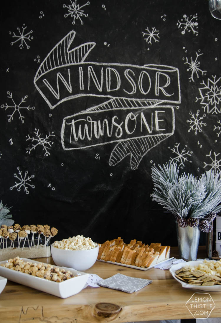 A Winter Onederland First Birthday... I LOVE this modern rustic update to a winter wonderland theme- perfect for a boy's birthday or shower