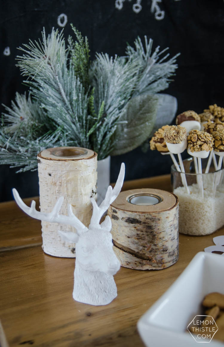 A Winter Onederland First Birthday... I LOVE this modern rustic update to a winter wonderland theme- perfect for a boy's birthday or shower
