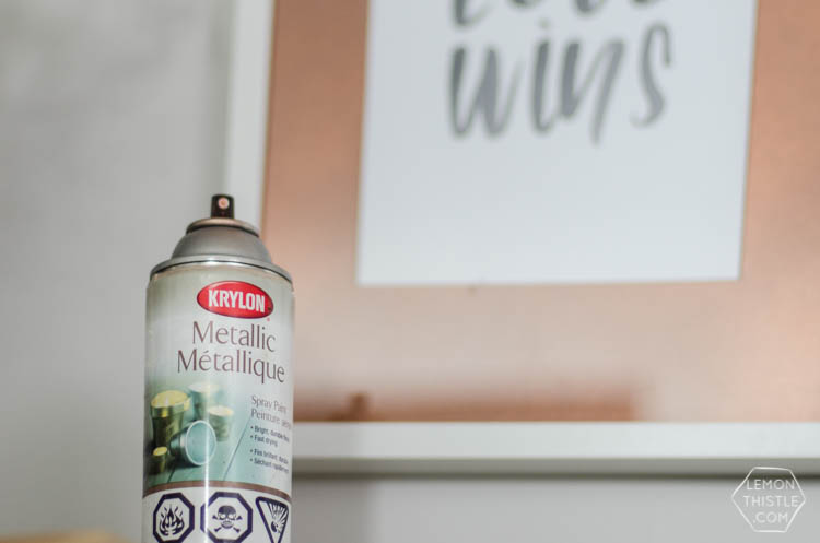 DIY Copper photo frame mat- this is such an easy upgrade! 