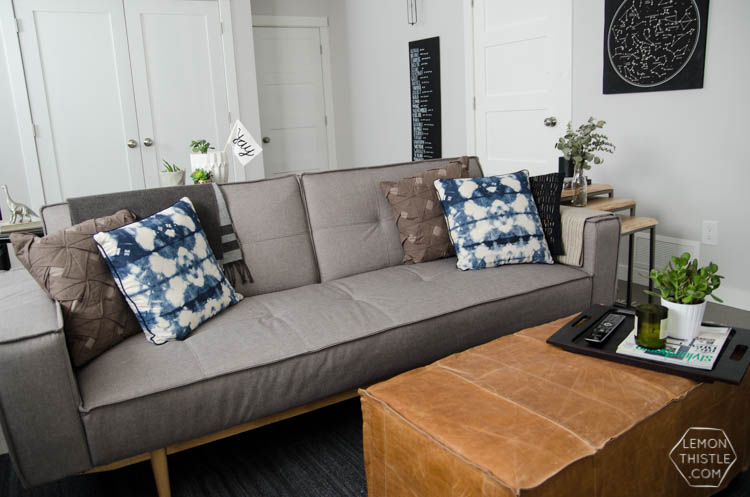 Love the rec room- such a good use of space and those built ins!