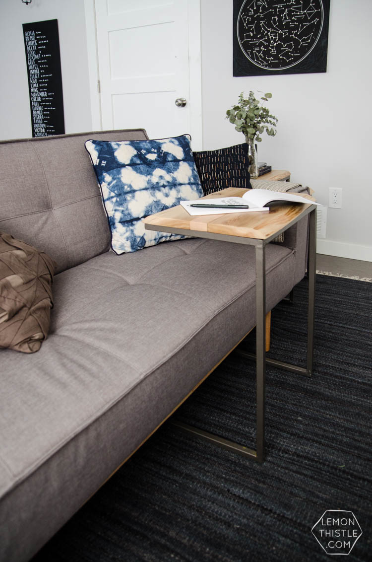 Love the rec room- such a good use of space and those built ins!