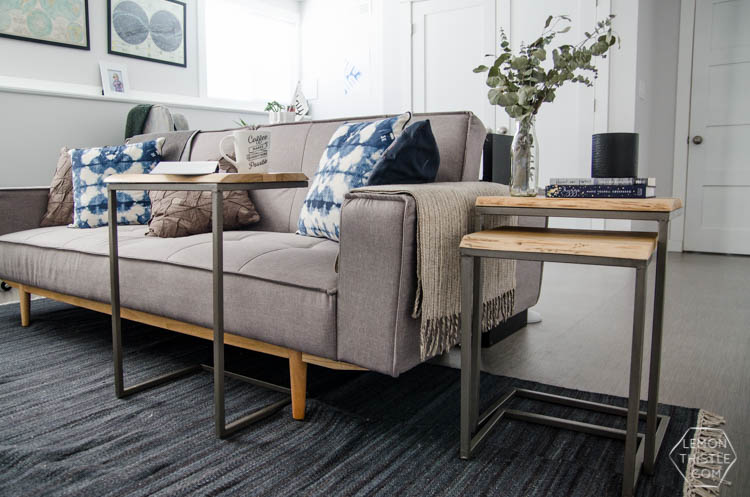 Love the rec room- such a good use of space and those built ins!