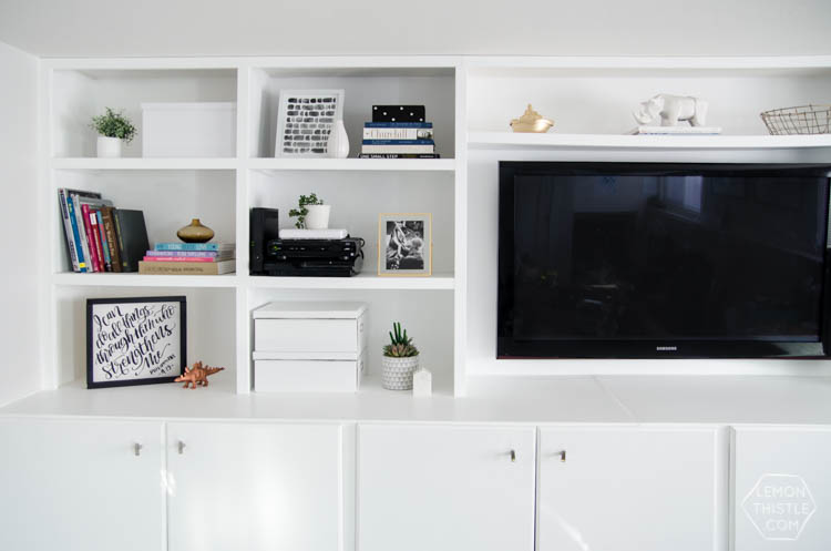 Love the rec room- such a good use of space and those built ins!