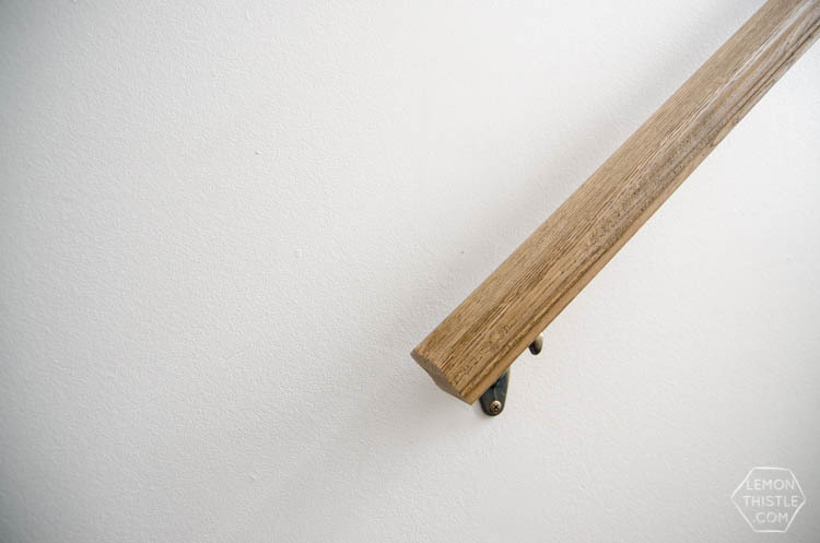 How to install a wooden handrail on split level stairs (the DIY way)