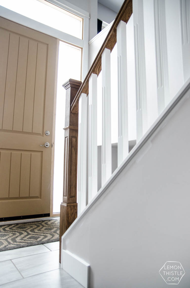 How to install a wooden handrail on split level stairs (the DIY way)