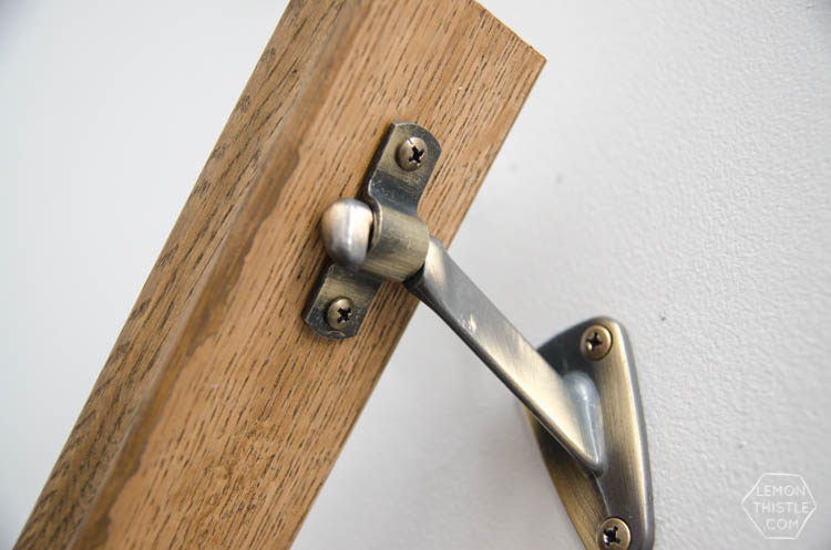 How to install a wooden handrail on split level stairs (the DIY way)