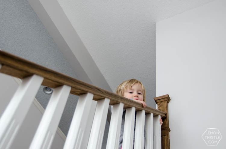 How to install a wooden handrail on split level stairs (the DIY way)