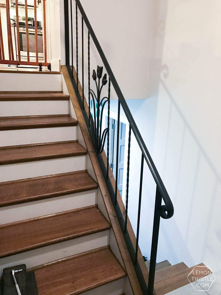 How To Install A Wooden Handrail On Split Level Stairs