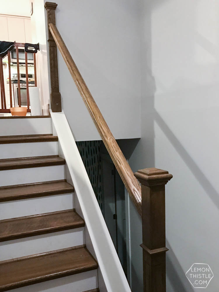 How To Install A Wooden Handrail On Split Level Stairs