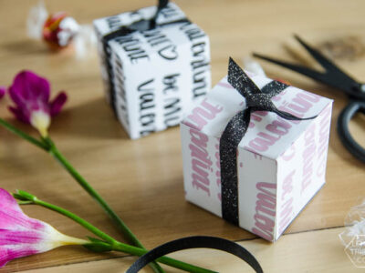 Valentines Treat Box printables- love the handlettering on these!