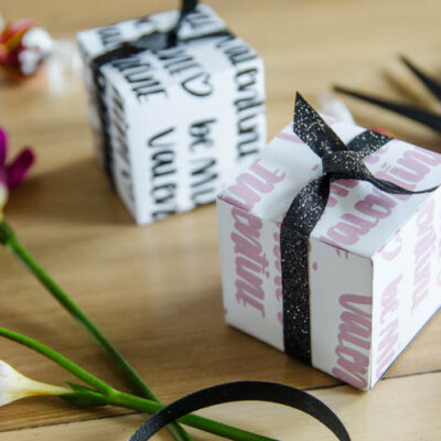 Valentines Treat Box printables- love the handlettering on these!