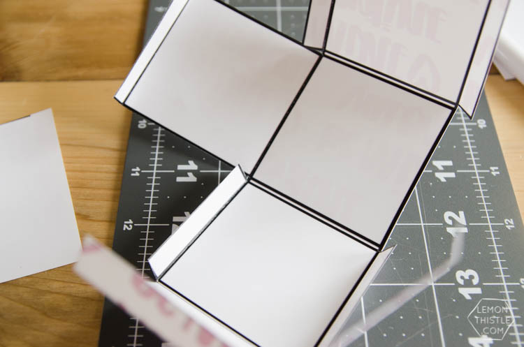 Valentines Treat Box printables- love the handlettering on these! 