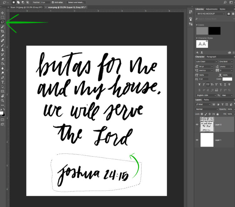 How to digitize lettering to cut with a cricut
