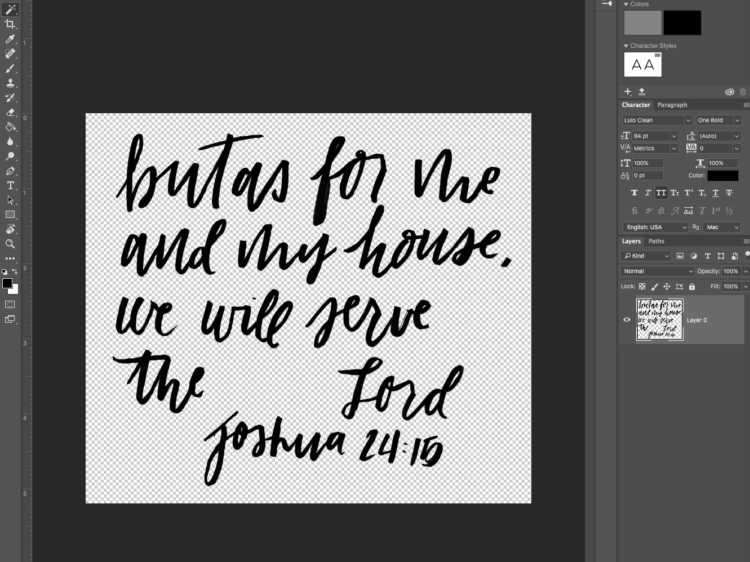 How to digitize lettering to cut with a cricut