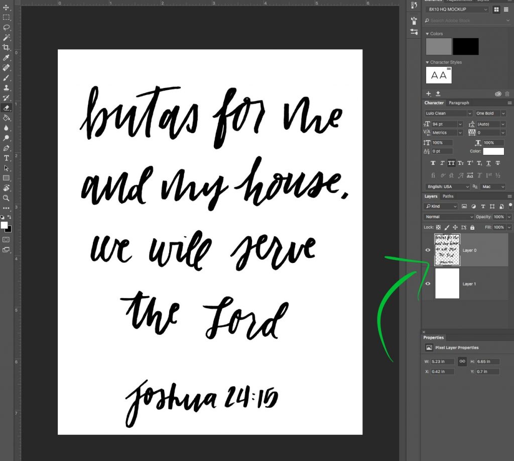 How to Prepare Hand Lettering to cut with a Cricut - Lemon Thistle
