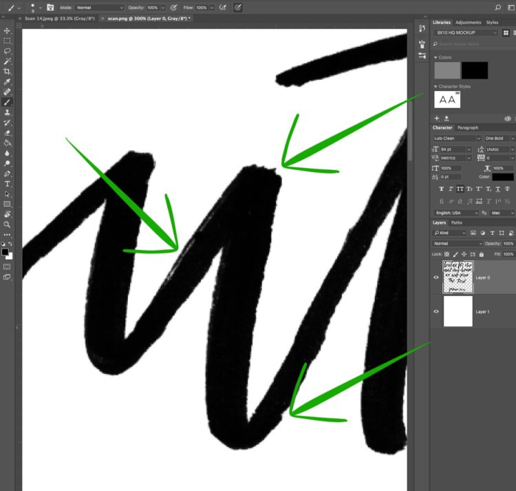 How to digitize lettering to cut with a cricut