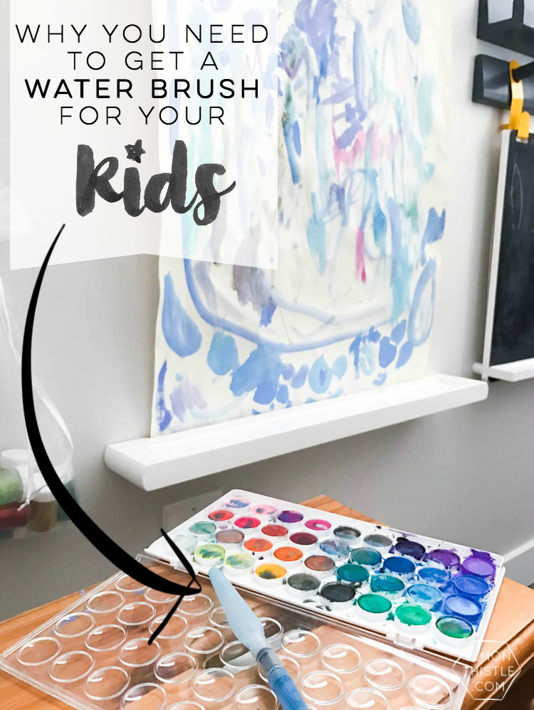 Why getting a waterbrush for your kids watercolor painting or art station will save your sanity