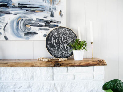 Simple, neutral spring home tour- spring 'decor' I could actually pull off!