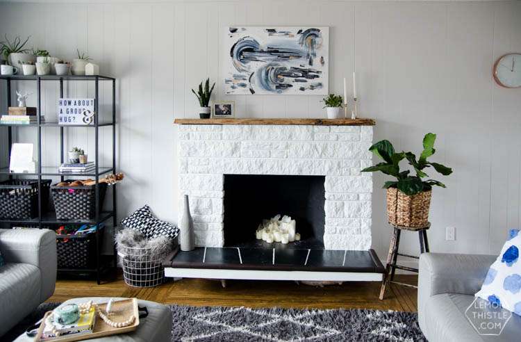 Simple, neutral spring home tour- spring 'decor' I could actually pull off!