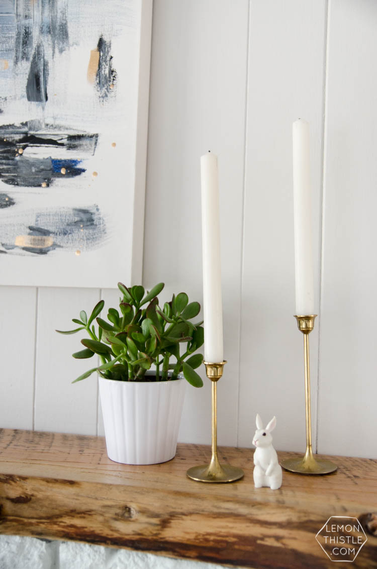 Simple, neutral spring home tour- spring 'decor' I could actually pull off!