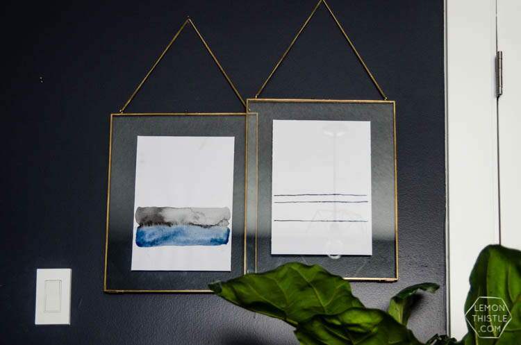 I love this simple watercolor painting duo! And the video tutorial makes it so easy to make.