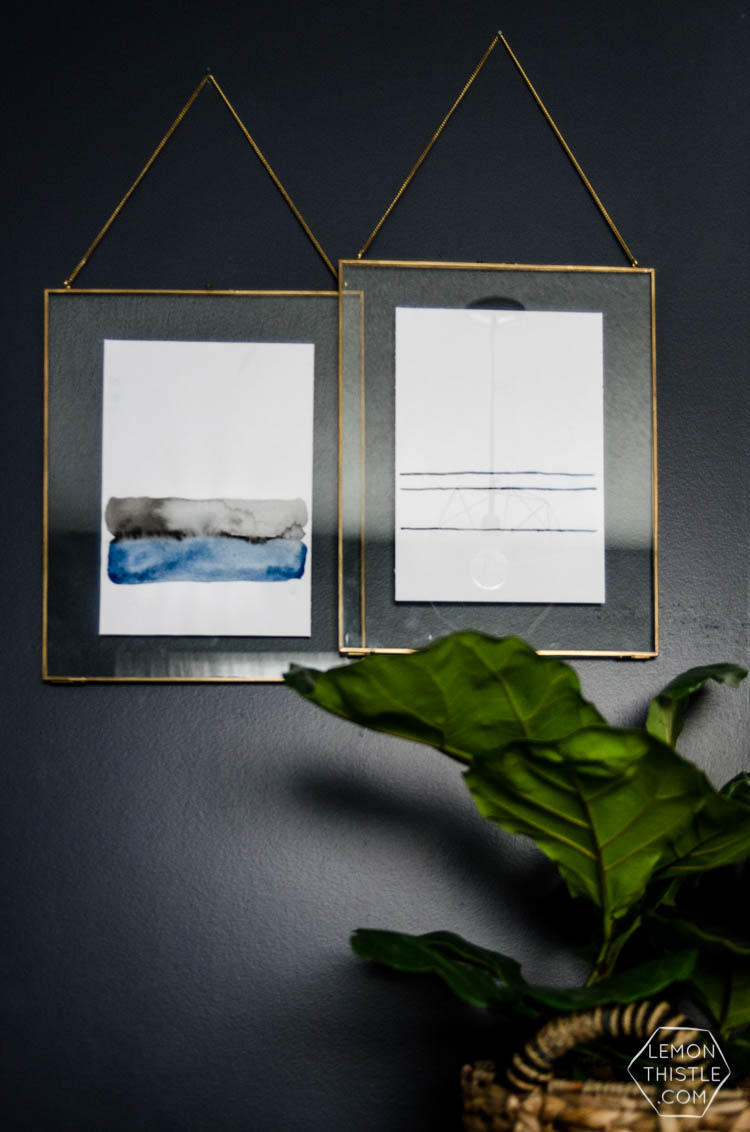 I love this simple watercolor painting duo! And the video tutorial makes it so easy to make.
