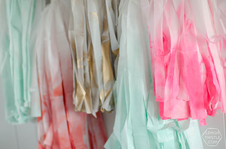 DIY Giant Party Tassels