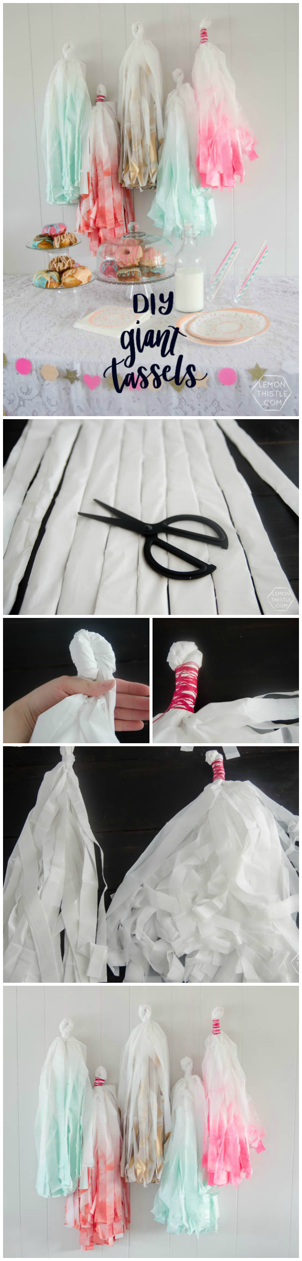 DIY Giant Party Tassels