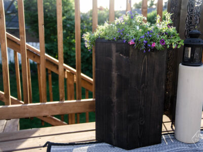 DIY Hexagon planter from one board of 2x8!