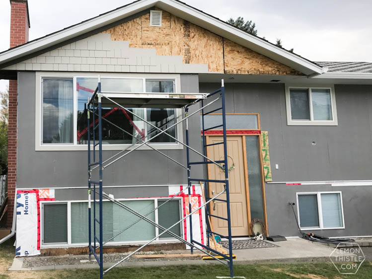 DIY Exterior renovation progress & hardie board and batten installation tips