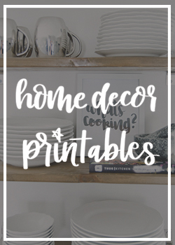 Home Decor Printables