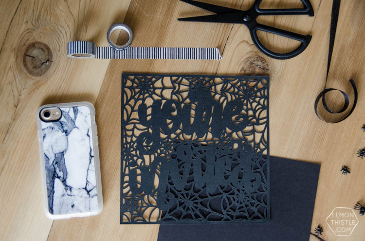 You're Invited! LOVE this handlettered invitation- part of 10 files in the Halloween Fresh Cuts SVG Bundle
