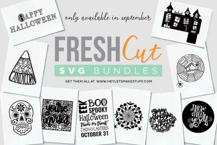 Halloween Fresh Cuts SVG Bundle- available only for September!