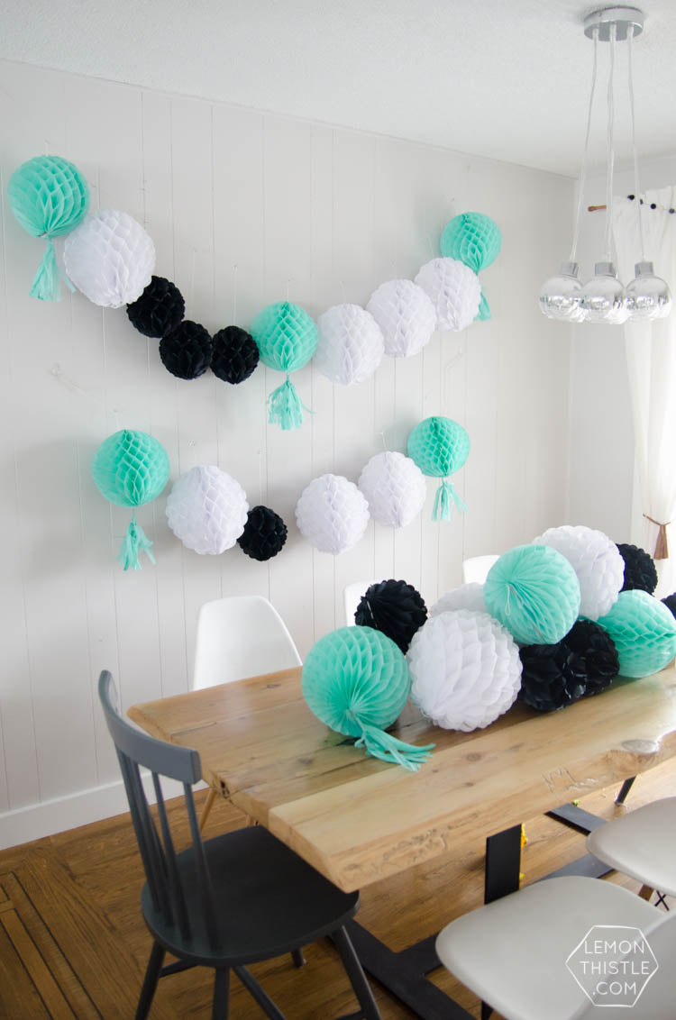 DIY Secret Message Morse Code Party Garland- with a printable decoder... this is such a fun idea! Perfect for a gender reveal