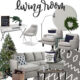Grey and Textured Living Space for the Holidays