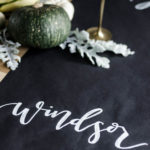 Chalkboard and natural autumn tablescape- so beautiful for a thanksgiving table