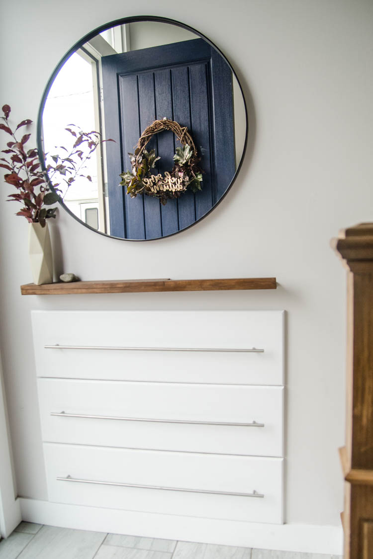 Love this natural and metallics autumn home tour