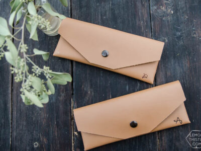 DIY Leather Pouch- cut with a Cricut! Tips for working with leather and cricut... and should you bother buying the Cricut Maker?